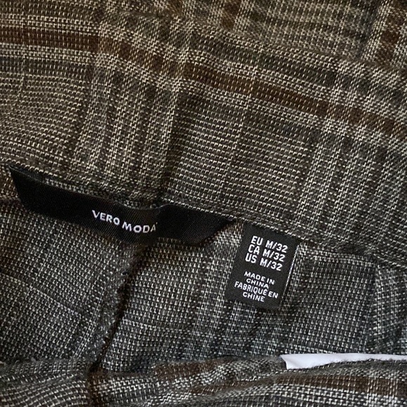 Vero Moda Paper Bag Check Dress Pants - NWT - Picture 7 of 9